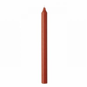 Rustic Autumn Red Candle