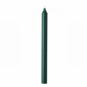 Rustic Dark Green Candle