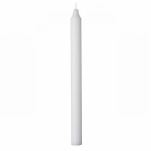 Rustic White Candle