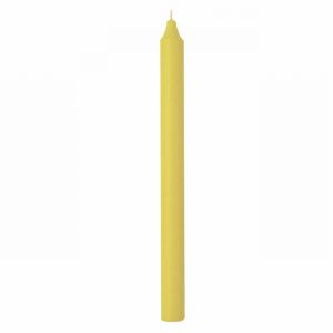 Rustic Sun Yellow Candle