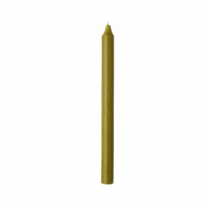 Rustic Olive Green Candle