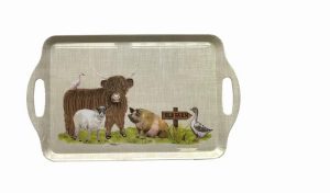 Tea Tray Old Farm HH3343