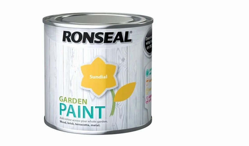 ron garden paint sundial
