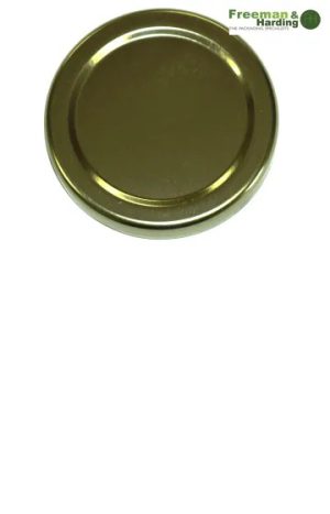 Spare Lids For 1.5oz Jam Jar Gold x 126