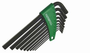 Imperial Long Arm Hexagon Key Set, 9 Piece