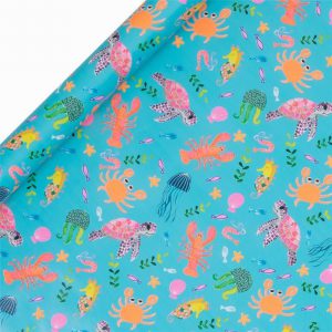 Wrapping Paper Roll Under the Sea 2m