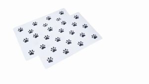 Woofs & Whiskers Cat Food And Water Mat