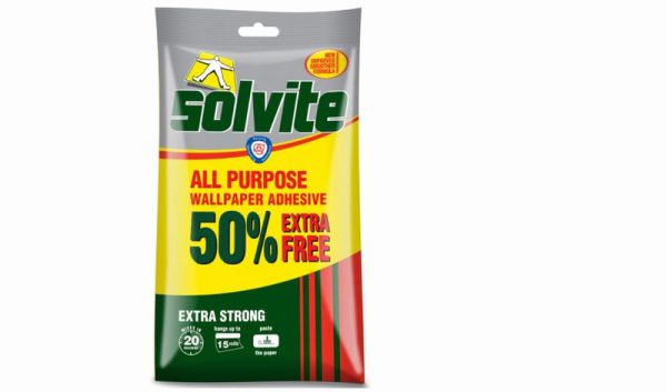 solvite wallpaper paste economy +50%