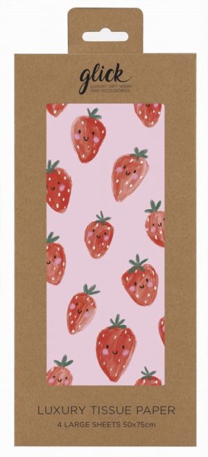 Tissue Paper Strawberries