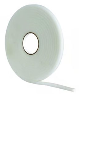 5m PVC Foam Draught Excluder – White