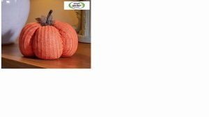 Plush Decor Pumpkin 16cm