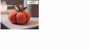Plush Decor Pumpkin 13cm