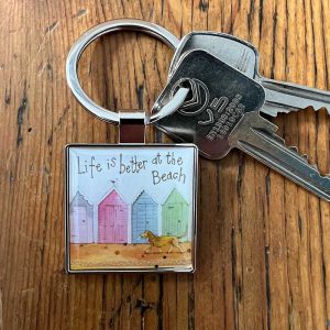 Life is Better at the Beach Keyring