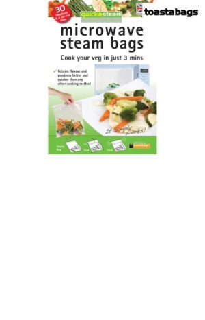 Quickasteam Microwave Steam Bags Medium x 30