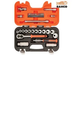 3/8in Drive Socket Set, 34 Piece