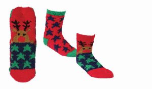 Xmas Cosy Socks Childrens x 2 AS125X