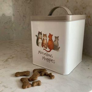 Marvellous Moggies Cat Food Storage Tin