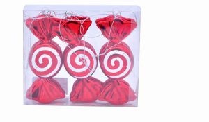 Candy Cane Sweet Tree Decs x 6 P030672