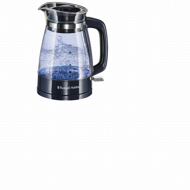 russell hobbs 26082 classic glass kettle ombre blue
