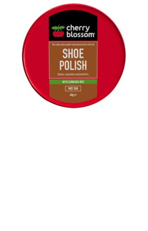 Cherry Blossom Shoe Polish Mid Tan 40g