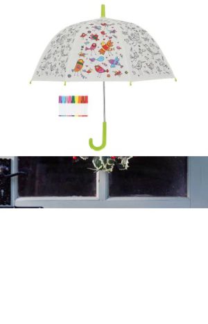 Paint It Yourself Umbrella Bird