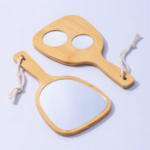 Bamboo Multi-Magnification Hand Mirror