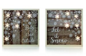SNOW  FLAKE PICTURE FRAME LED