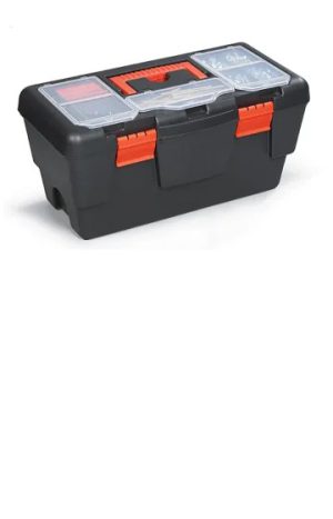 Toolbox + Lid Storage & Tray 19in