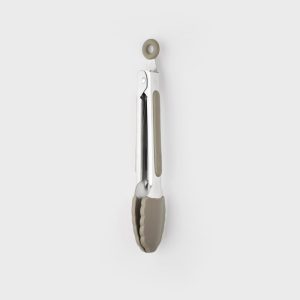 Mini Silcone Tongs Grey