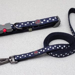 XS (20cm-30cm) WalkAbout Dog Collar – Starry Navy
