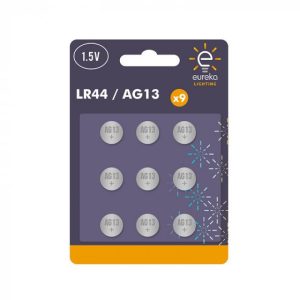 LR44 1.5V Alkaline Battery 9 pack
