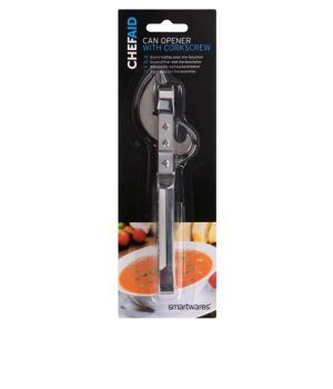 Chef Aid Can Opener With Corkscrew