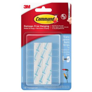 Command 17020CLR Clear Mini Refill Strips