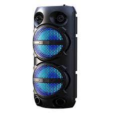 Vibes Dual 6.5inch Bluetooth Portable Party Speaker Black