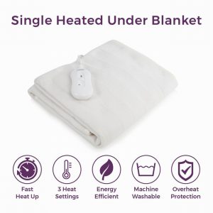 Carmen C81192 Single Heated Under Blanket