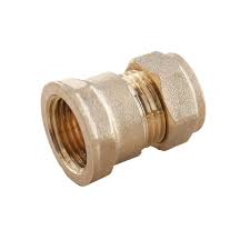Oracstar Compression Straight Coupler Male 15mm x 1/2inch Brass