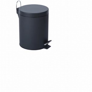 Buckingham Pedal Bin Powder Coat Black 5L