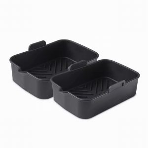 Tower Set of 2 Silicone Rectangular Solid Trays