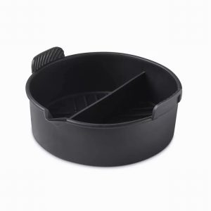 Tower Round Solid Silicone Tray with Divider