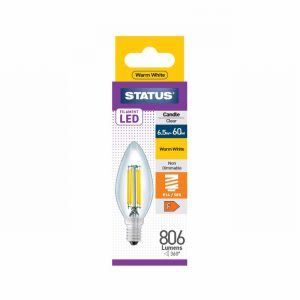Status 6.5W 806 Lumen SES Filament Bulb