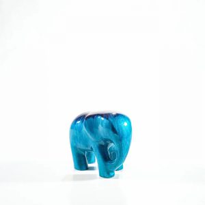 Tilnar Art Brushed Aqua Elephant