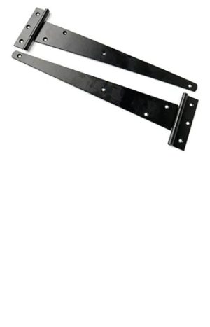 Tee Hinges Light Duty 200mm Black Plated