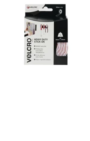 Heavy-Duty Stick On Tape Black 50mm x 1m