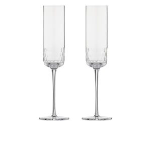 Pisa Flute Glasses Set Of 2 23cl