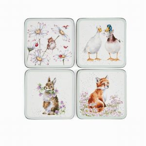 Wrendale Designs Wildflowers 4 Coasters