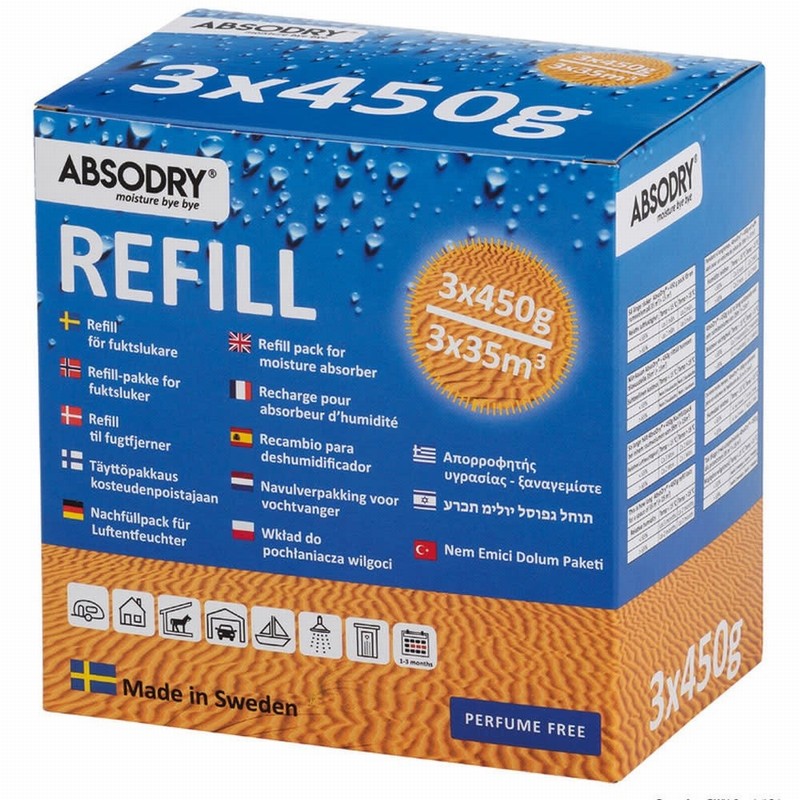 absodry classic refill 3 pack