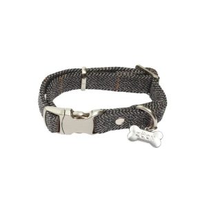 Country – Slate – S – Walkabout Dog Collar (23-36cm)