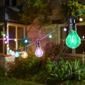 Decor Festoon LV String Lights, Multi Coloured – Set of 10