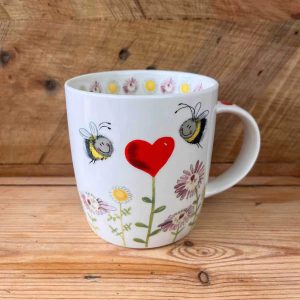 ALEX CLARK 400ML MUG – BEES & HEART