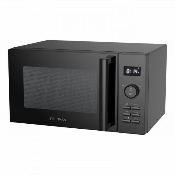 statesman skmg0923dsb 23 litres microwave with grill black